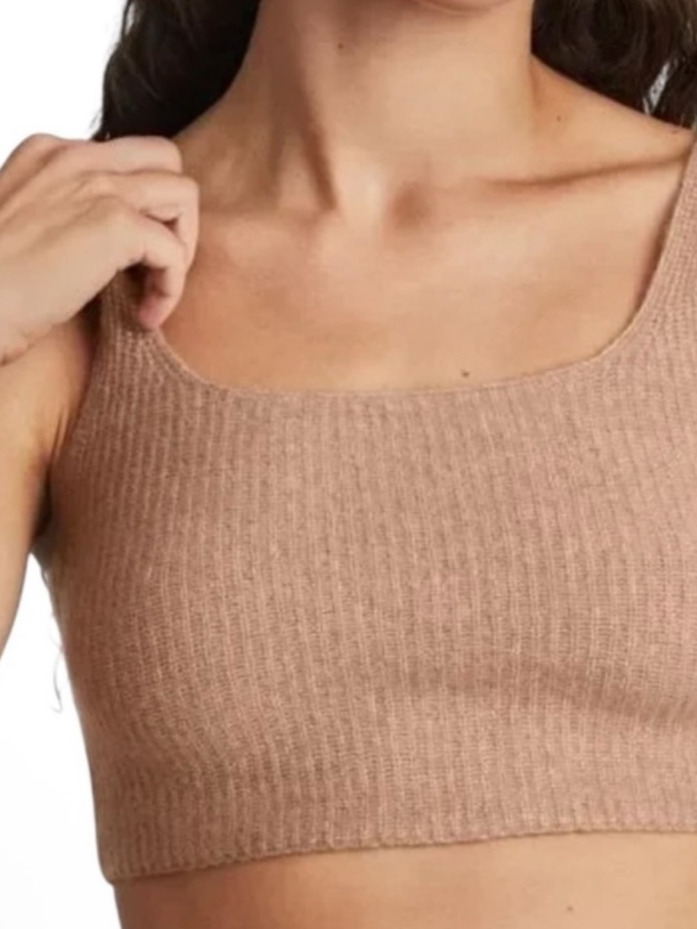 NWT Everlane The Cozy-Stretch Wool Yaki Hair Blend Tank